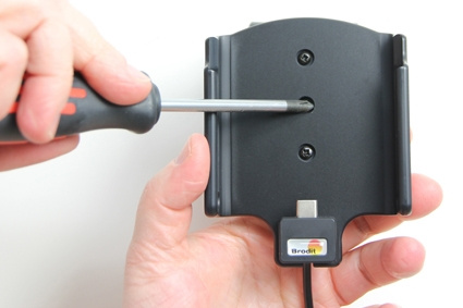 Brodit Aktiv holder med USB-kabel og cigarettadapter, Samsung Galaxy S8+ 