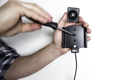 Brodit Aktiv holder med USB-kabel og cigarettadapter, Samsung Galaxy S8 Active 