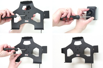 Brodit Aktiv holder for fast installasjon, Apple iPad 2 (A1395, A1396, A1397)/3rd Gen (A1416, A1430, A1403)