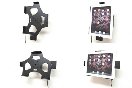 Brodit Aktiv holder for fast installasjon, Apple iPad 2 (A1395, A1396, A1397)/3rd Gen (A1416, A1430, A1403)