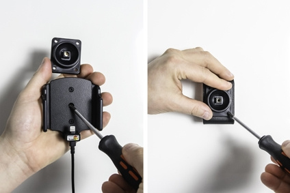 Brodit Aktiv holder for fast montering, Apple iPhone 12 Mini/13 Mini/5/5C/5S/SE