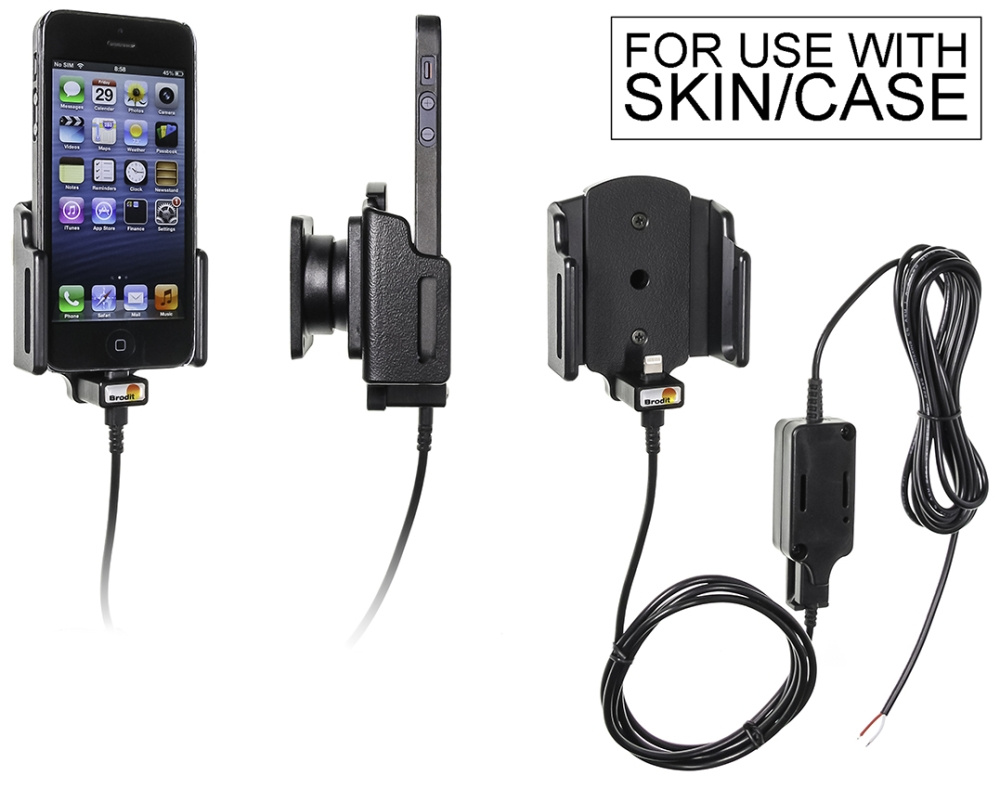 Brodit Aktiv holder for fast montering, Apple iPhone 5/5C/5S/SE