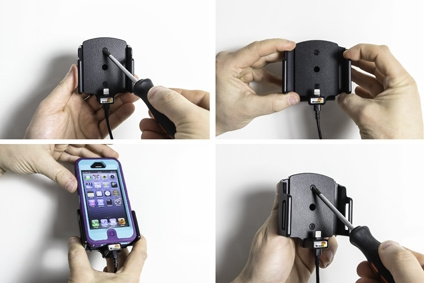 Brodit Aktiv holder for fast installasjon, Apple iPhone 5/5C/5S/SE
