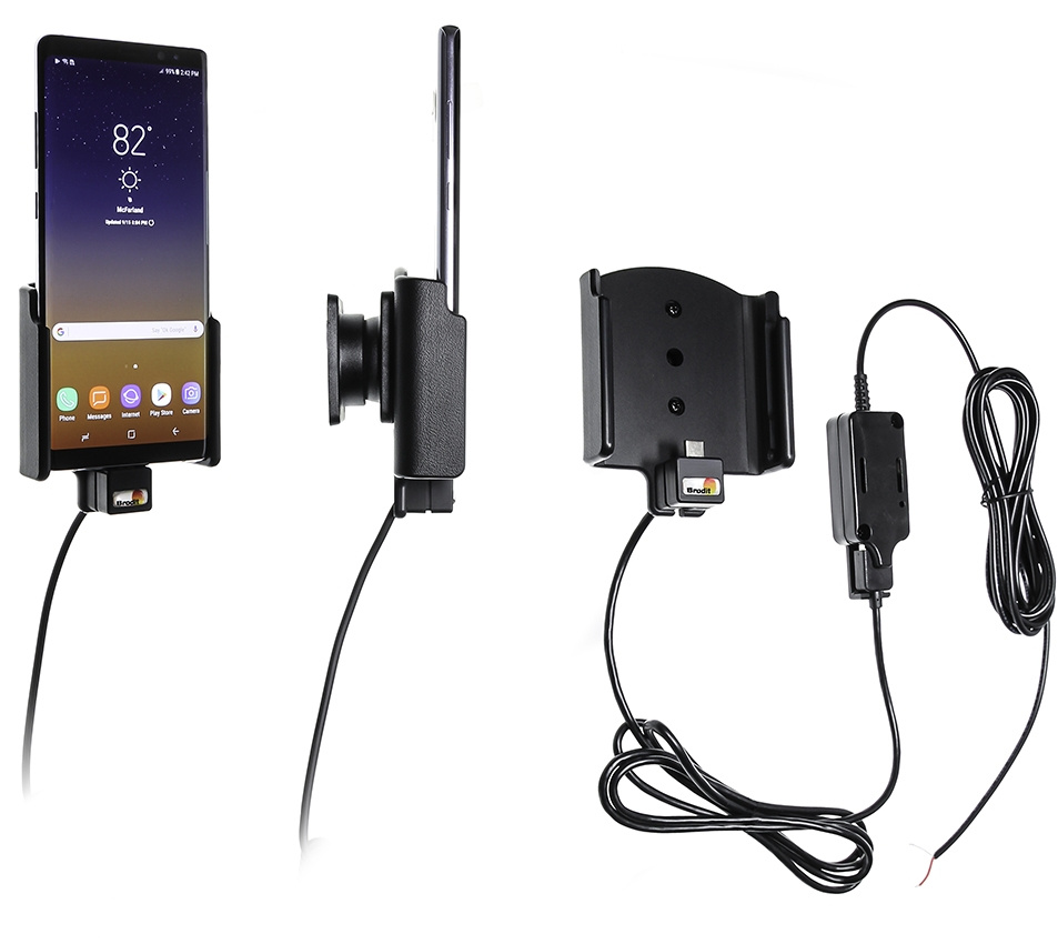 Brodit Aktiv holder for fast montering, Samsung Galaxy Note 8 