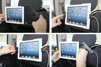 Brodit Holder med nøkkel-lås, Apple iPad 4th Gen (A1458, A1459, A1460)/With Retina (Lightning Connector)