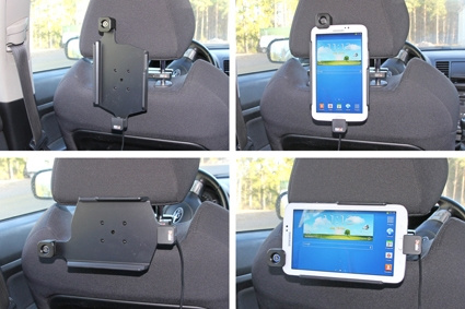 Brodit Holder med nøkkel-lås, Samsung Galaxy Tab 3 7.0 SM-T210/SM-T2110