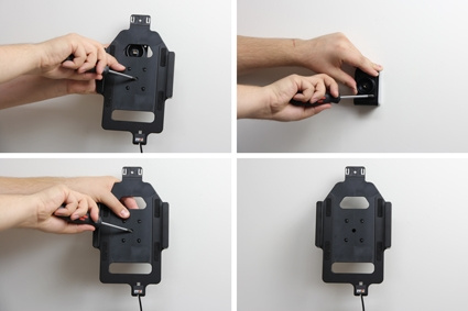 Brodit Holder med nøkkel-lås, Samsung Galaxy Tab E 8.0 