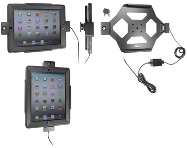 Brodit Holder med nøkkel-lås, Apple iPad 3rd Gen (A1416, A1430, A1403) 