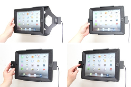 Brodit Holder med nøkkel-lås, Apple iPad 3rd Gen (A1416, A1430, A1403) 