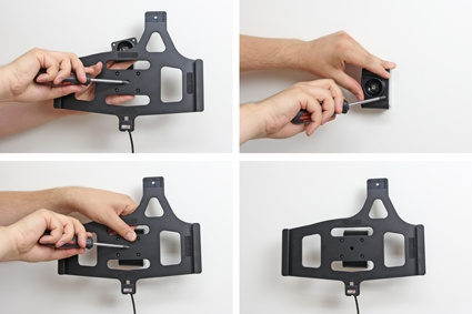 Brodit Holder med nøkkel-lås, Samsung Galaxy Tab 4 10.1 SM-T530/SM-T531/SM-T535