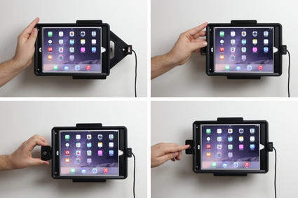 Brodit Holder med nøkkellås, Apple iPad Air 2 (A1566, A1567) 