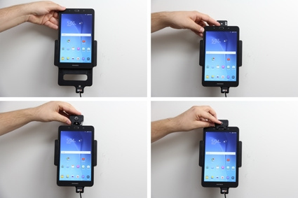 Brodit Holder med nøkkel-lås, Samsung Galaxy Tab E 8.0 