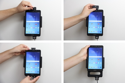 Brodit Holder med nøkkel-lås, Samsung Galaxy Tab E 8.0 