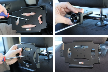 Brodit Holder med nøkkel-lås, Apple iPad Mini (A1432, A1454, A1455) 