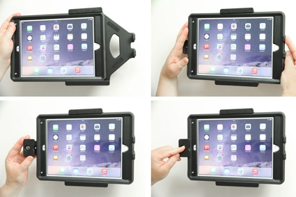 Brodit Holder med nøkkel-lås, Apple iPad Air 2 (A1566, A1567) 