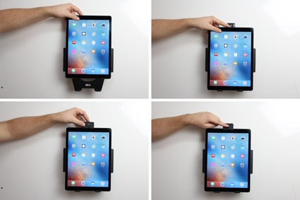 Brodit Holder med nøkkel-lås, Apple iPad Pro 12.9 (A1584, A1652, A1670, A1671) 