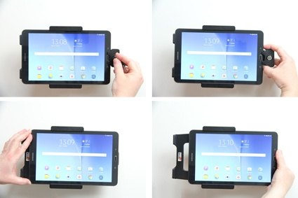 Brodit Holder med nøkkellås, Samsung Galaxy Tab E 9.6 