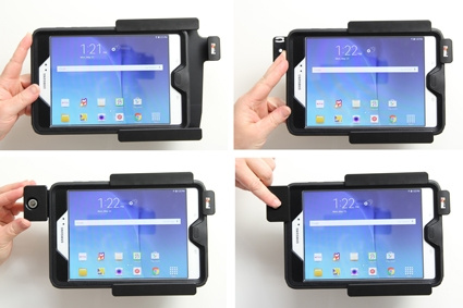 Brodit Holder med nøkkel-lås, Samsung Galaxy Tab A 8.0 (2015) SM-T350 