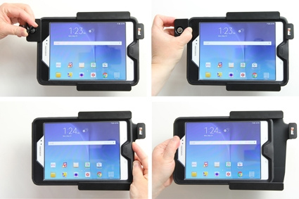 Brodit Holder med nøkkel-lås, Samsung Galaxy Tab A 8.0 (2015) SM-T350 