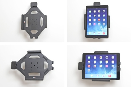 Brodit Holder med fjær-lås, Apple iPad 5th Gen (A1822, A1823)/9.7 6th Gen (A1893, A1954)/9.7 New/Air (A1474, A1475, A1476)