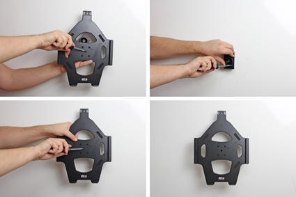 Brodit Holder med fjær-lås, Apple iPad Pro 12.9 (A1584, A1652, A1670, A1671) 