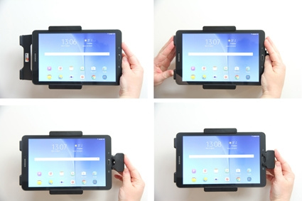 Brodit Holder med fjær-lås, Samsung Galaxy Tab E 9.6 