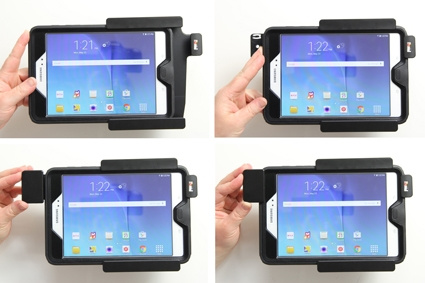 Brodit Holder med fjær-lås, Samsung Galaxy Tab A 8.0 (2015) SM-T350 