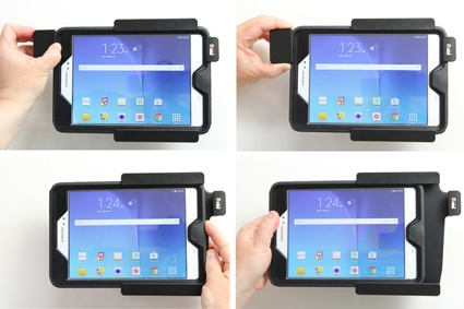 Brodit Holder med fjær-lås, Samsung Galaxy Tab A 8.0 (2015) SM-T350 