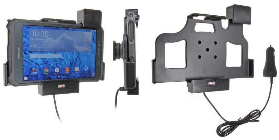 Brodit Holder med fjær-lås, Samsung Galaxy Tab Active 8.0 SM-T365 