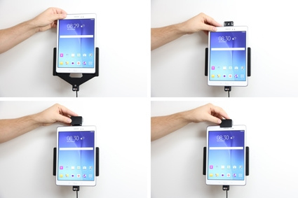 Brodit Holder med fjær-lås, Samsung Galaxy Tab A 9.7 