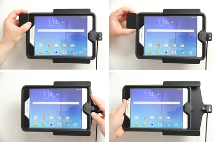 Brodit Holder med fjær-lås, Samsung Galaxy Tab A 8.0 (2015) SM-T350 
