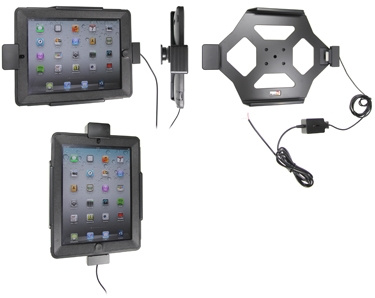 Brodit Holder med fjær-lås, Apple iPad 3rd Gen (A1416, A1430, A1403) 