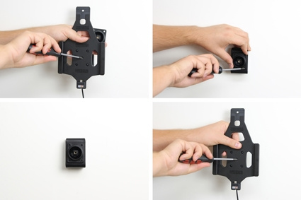 Brodit Holder med fjær-lås, Samsung Galaxy Tab 4 7.0 SM-T230/SM-T231/SM-T235