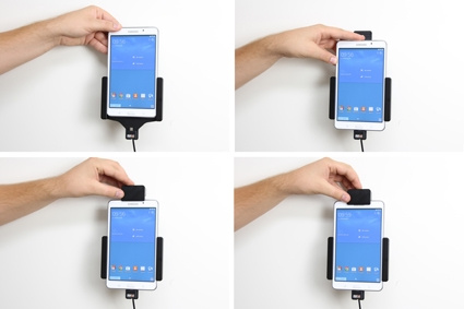 Brodit Holder med fjær-lås, Samsung Galaxy Tab 4 7.0 SM-T230/SM-T231/SM-T235