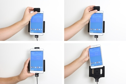 Brodit Holder med fjær-lås, Samsung Galaxy Tab 4 7.0 SM-T230/SM-T231/SM-T235