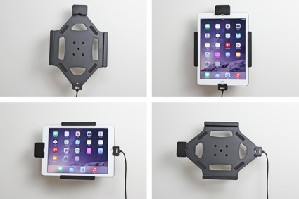 Brodit Holder med fjærlås, Apple iPad Air 2 (A1566, A1567)/Pro 9.7 (A1673, A1674, A1675)