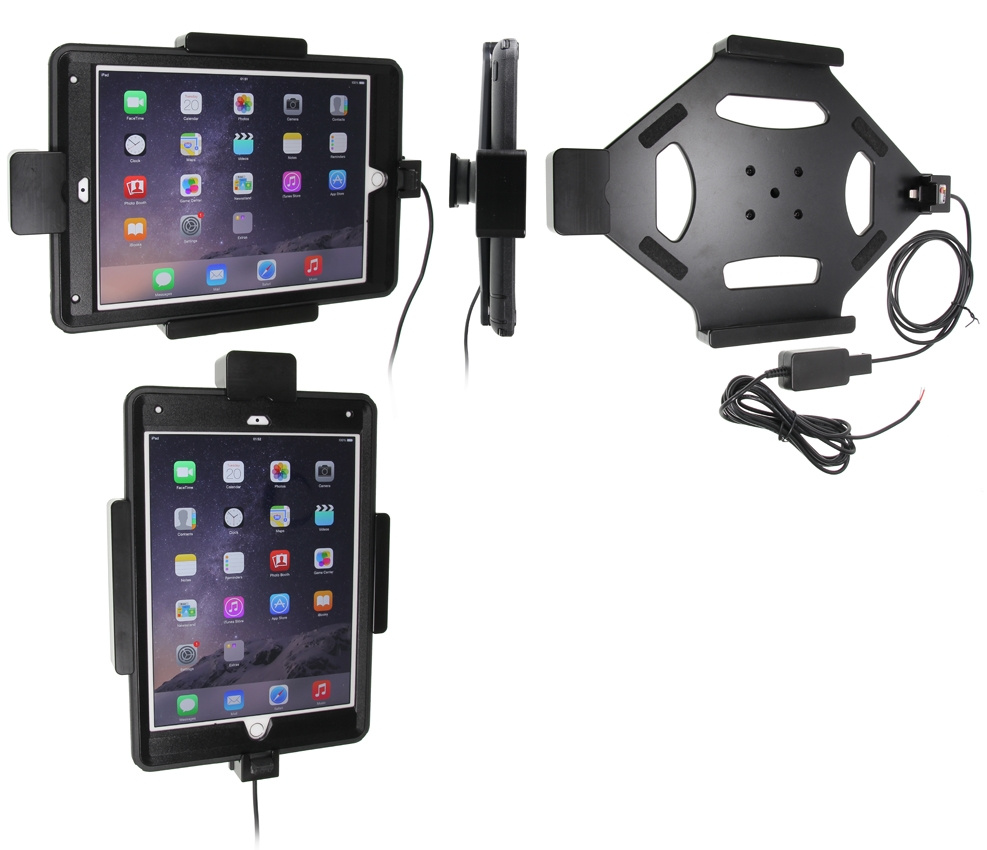 Brodit Holder med fjær-lås, Apple iPad Air 2 (A1566, A1567) 