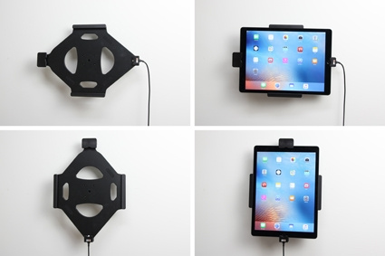 Brodit Holder med fjær-lås, Apple iPad Pro 12.9 (A1584, A1652, A1670, A1671) 