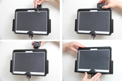 Brodit Holder med nøkkel-lås, Samsung Galaxy Tab 4 10.1 SM-T530/SM-T531/SM-T535
