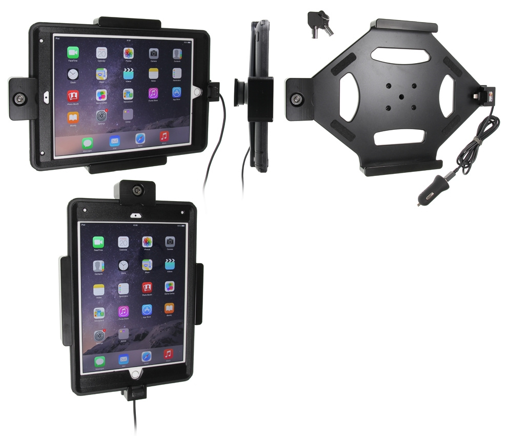 Brodit Holder med nøkkel-lås, Apple iPad Air 2 (A1566, A1567) 