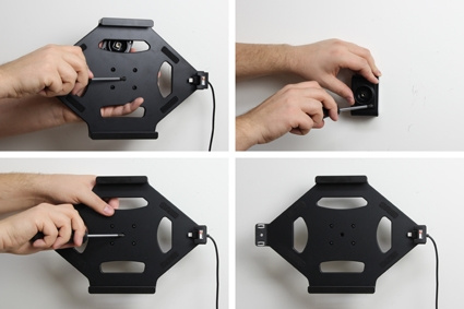 Brodit Holder med nøkkel-lås, Apple iPad Air 2 (A1566, A1567) 