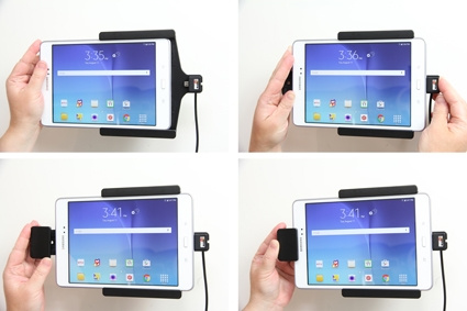 Brodit Holder med fjær-lås, Samsung Galaxy Tab A 8.0 (2015) SM-T350 