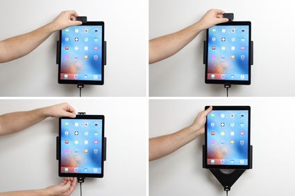 Brodit Holder med fjær-lås, Apple iPad Pro 12.9 (A1584, A1652, A1670, A1671) 