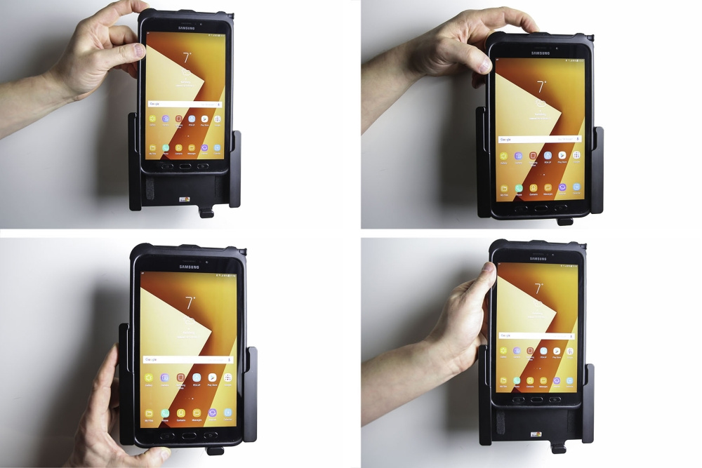 Brodit Passiv holder med kuleledd, Samsung Galaxy Tab Active 2 SM-T390/SM-T395/3 SM-T570/SM-T575/5 SM-X300/SM-X306B