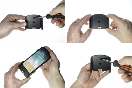 Brodit Passiv holder med kuleledd, Apple iPhone 11/11 Pro/X/XR/Xs