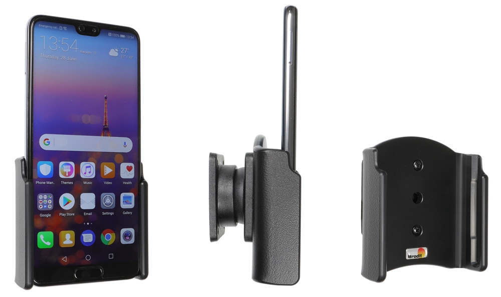 Brodit Passiv holder med kuleledd, Huawei P20 