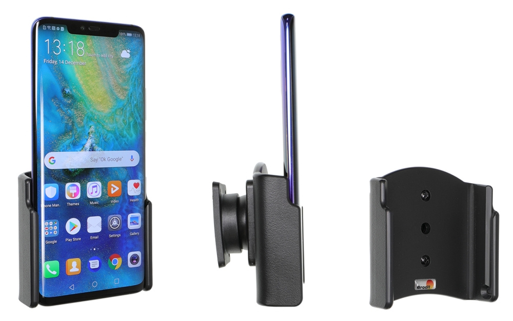 Brodit Passiv holder med kuleledd, Huawei Mate 20 Pro 