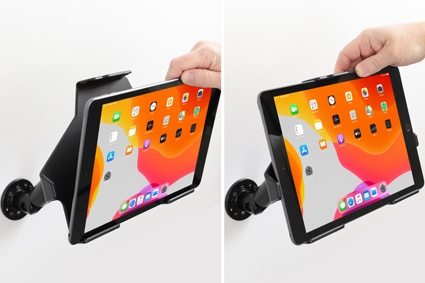 Brodit Passiv holder med kuleledd, Apple iPad 10.2 7th Gen (A2197, A2198, A2200)/8th Gen (A2428, A2429, A2430, A2270)/9th Gen (A2602, A2603, A2604, A2605)