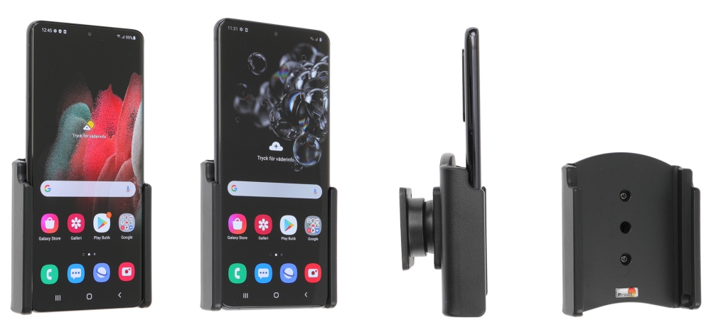 Brodit Passiv holder med kuleledd, Samsung Galaxy S20 Ultra 5G (SM-G988B)/S21 Ultra 5G SM-G9988/DS