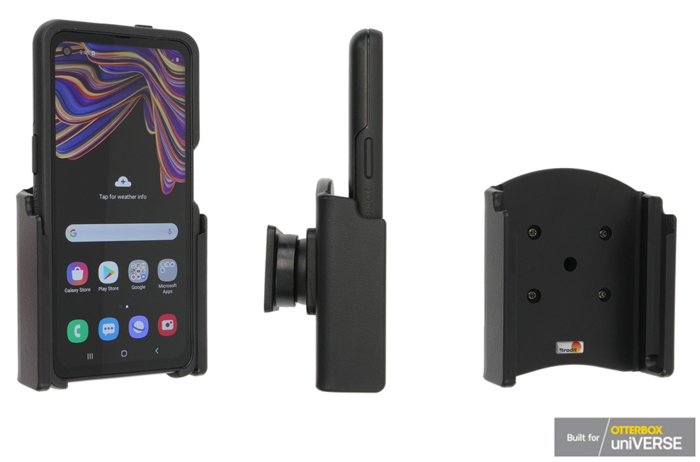 Brodit Passiv holder med kuleledd, Samsung Galaxy Xcover Pro SM-G715 